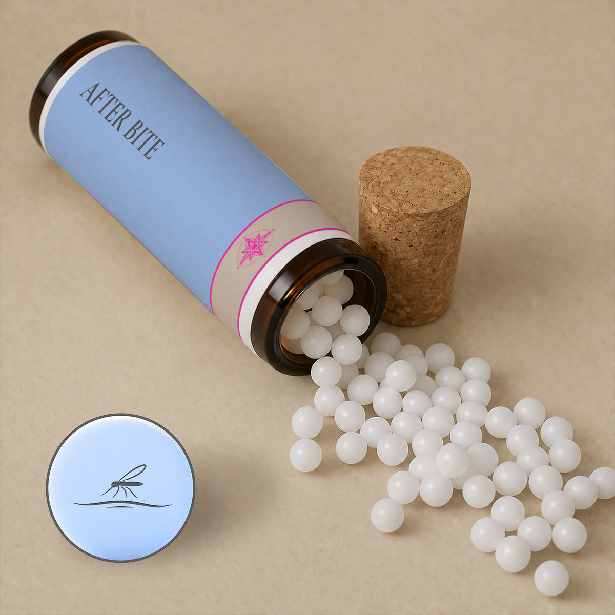 After Bite pellets for insect bites and stings in remote destinations, from the Nomad Secrets pocket collection