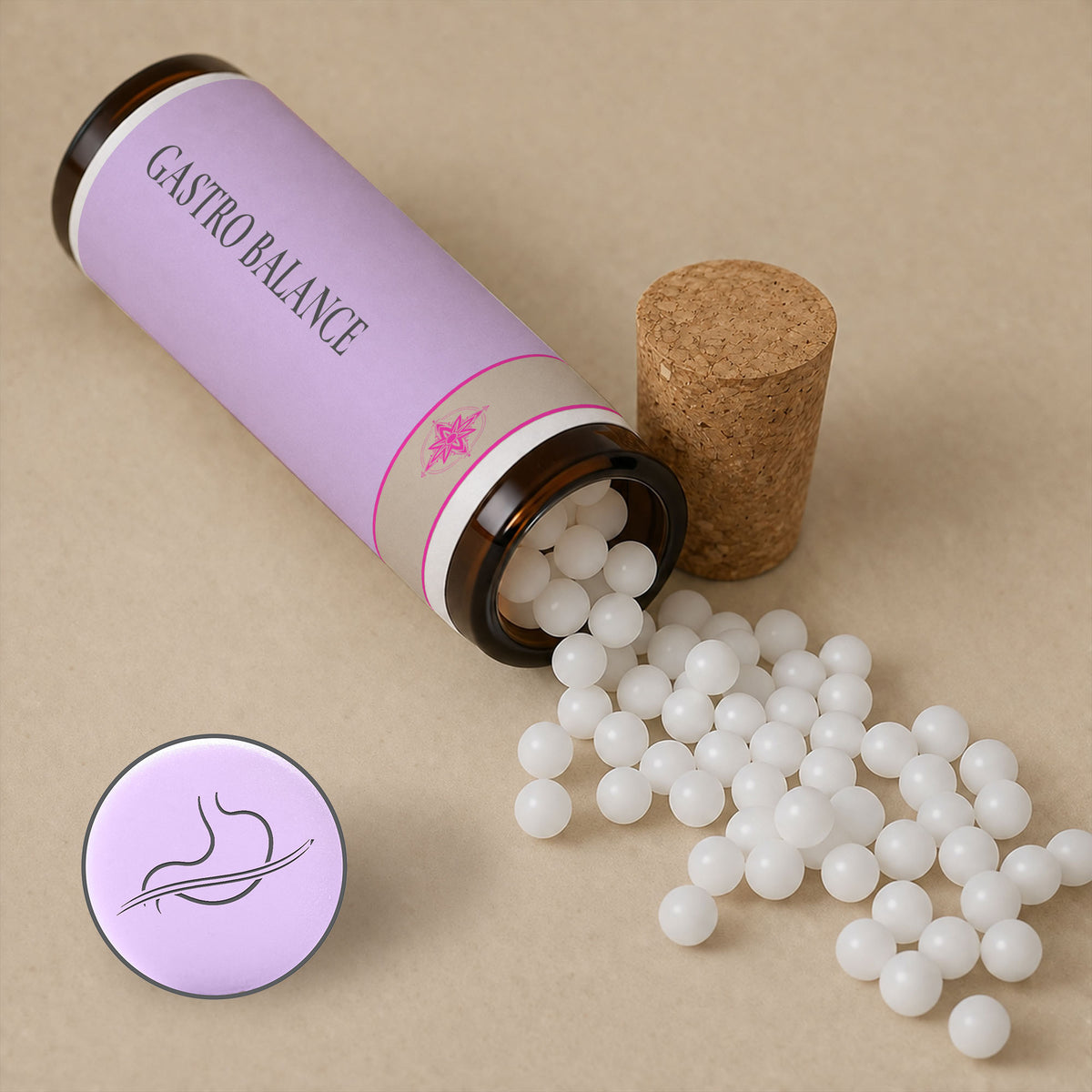 Gastro Balance pellets for unfamiliar food and unsettled stomach moments abroad, from the Nomad Secrets pocket collection