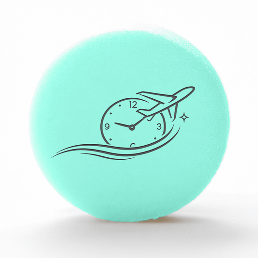 Jet Lag Balance vial for long-haul flights and time-zone changes, from the Nomad Secrets S.O.S. Travel Companion