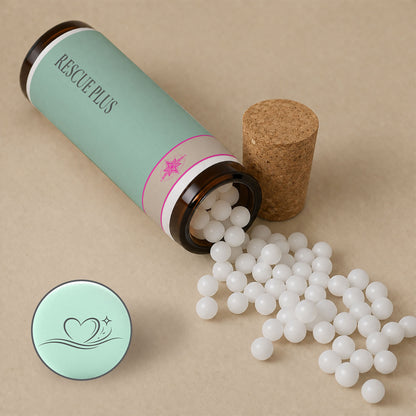Rescue Plus pellets for stressful, overwhelming travel moments, from the Nomad Secrets S.O.S. Travel Companion

